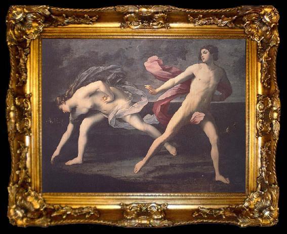 framed  RENI, Guido Atalanta and Hippomenes, ta009-2